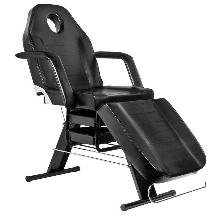 ActiveShop Kosmetikstuhl A202 mit schwarzen Wannen