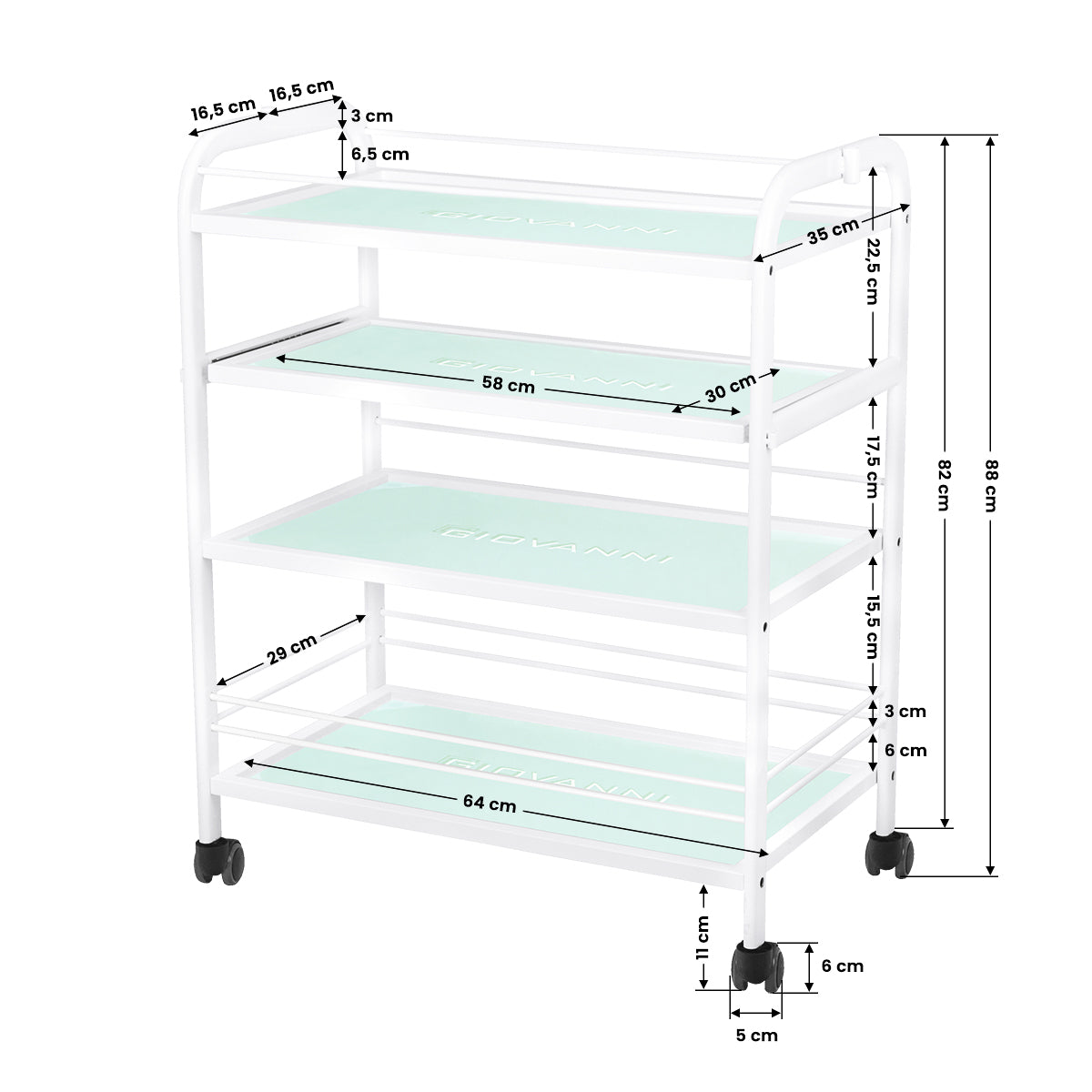 ActiveShop Kosmetiktisch typ 1015 Giovanni