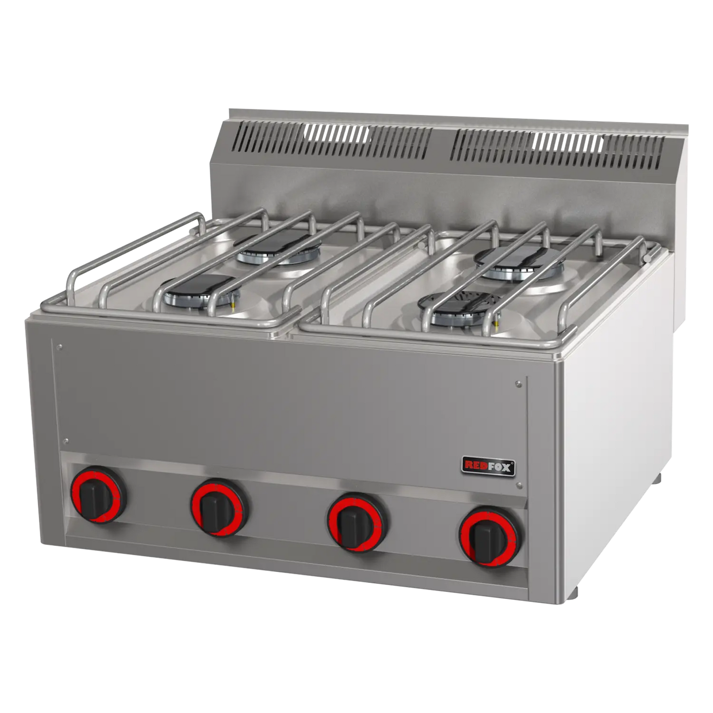 KBS Gastrotechnik Gas-Kochfläche mit 4 Brenner Tischgerät