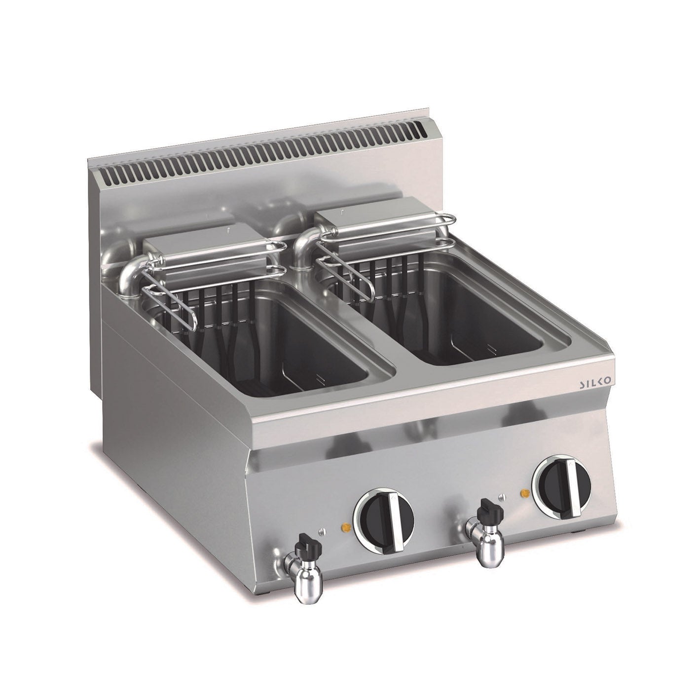 KBS Gastrotechnik Elektro Friteuse 2 x 10 lt. 12kW Tischgerät