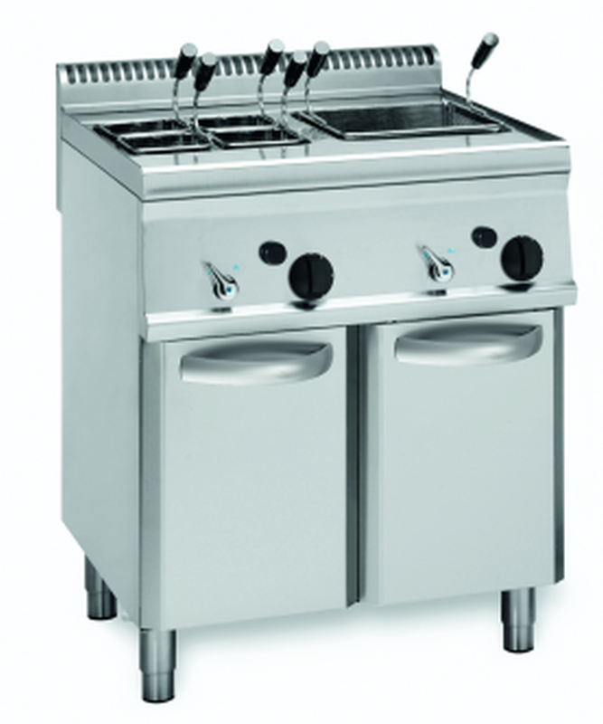 KBS Gastrotechnik Elektro-Nudelkocher 2 Becken 2x 23 Liter Standgerät