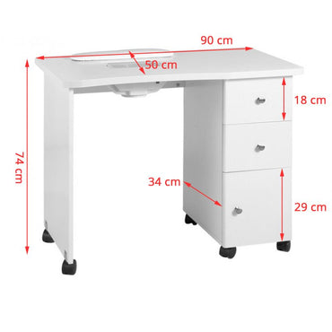 ActiveShop Schreibtisch wood mit Schallabsorber 011B