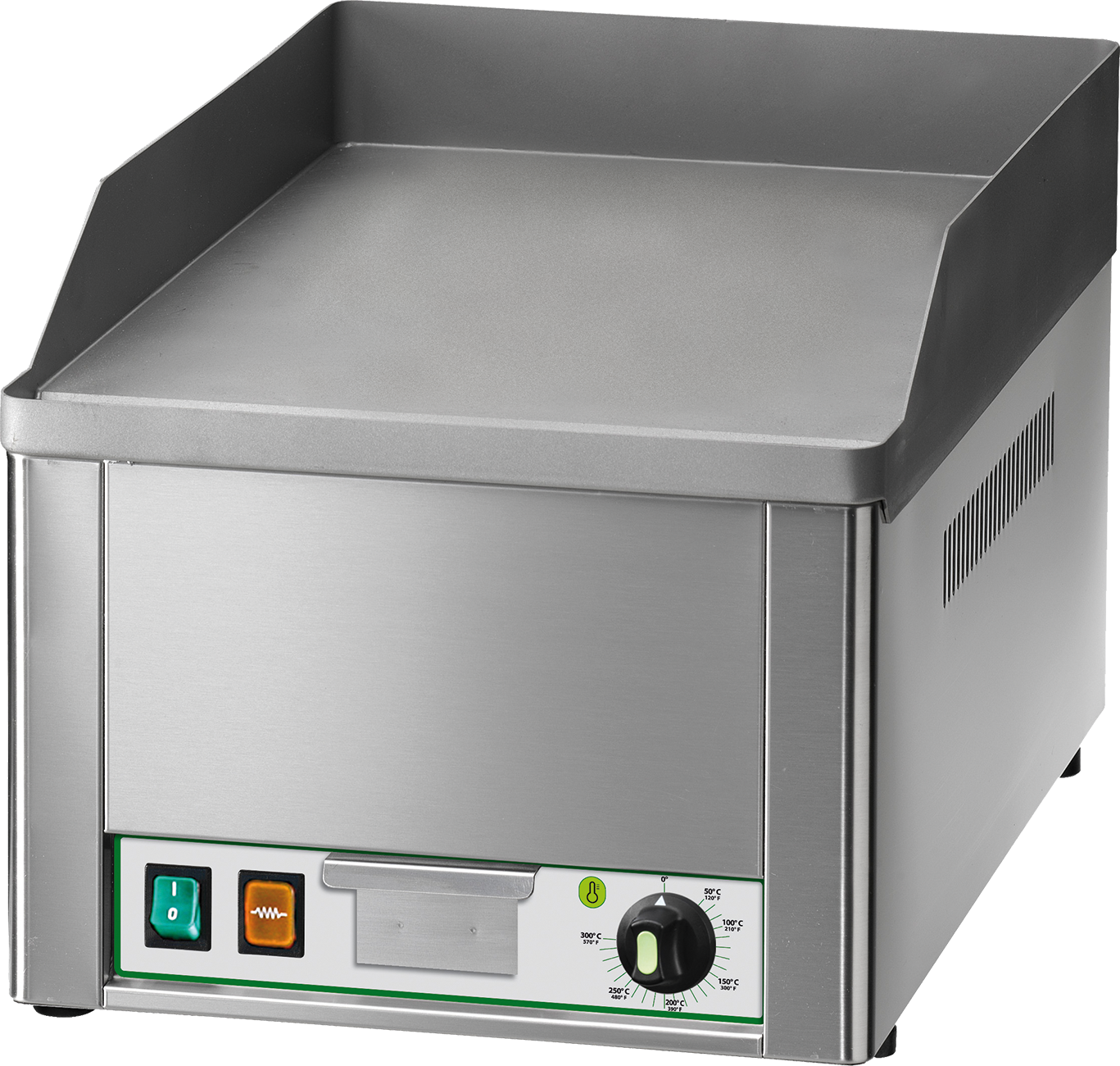 KBS Gastrotechnik Elektro-Grillplatte 1 Heizzone glatt 3kW