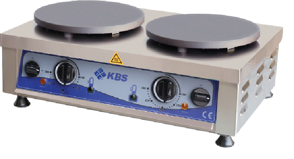 KBS Gastrotechnik Crepiere elektro 2 Platten Ø40 cm