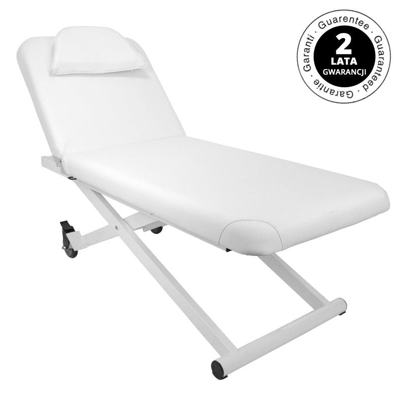ActiveShop Elektrische Liege für Massage Azzurro 329E 1 Motor weiß