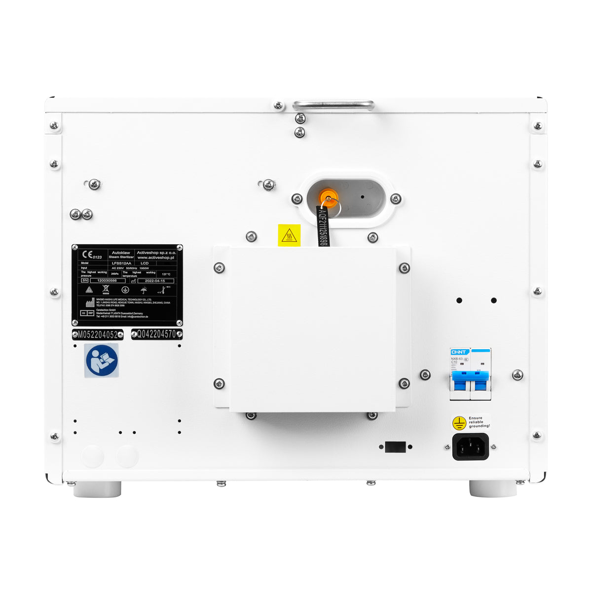 ActiveShop Lafomed Autoklav Premium Line LFSS08AA LCD mit Drucker 8 L Klasse B medizinisch