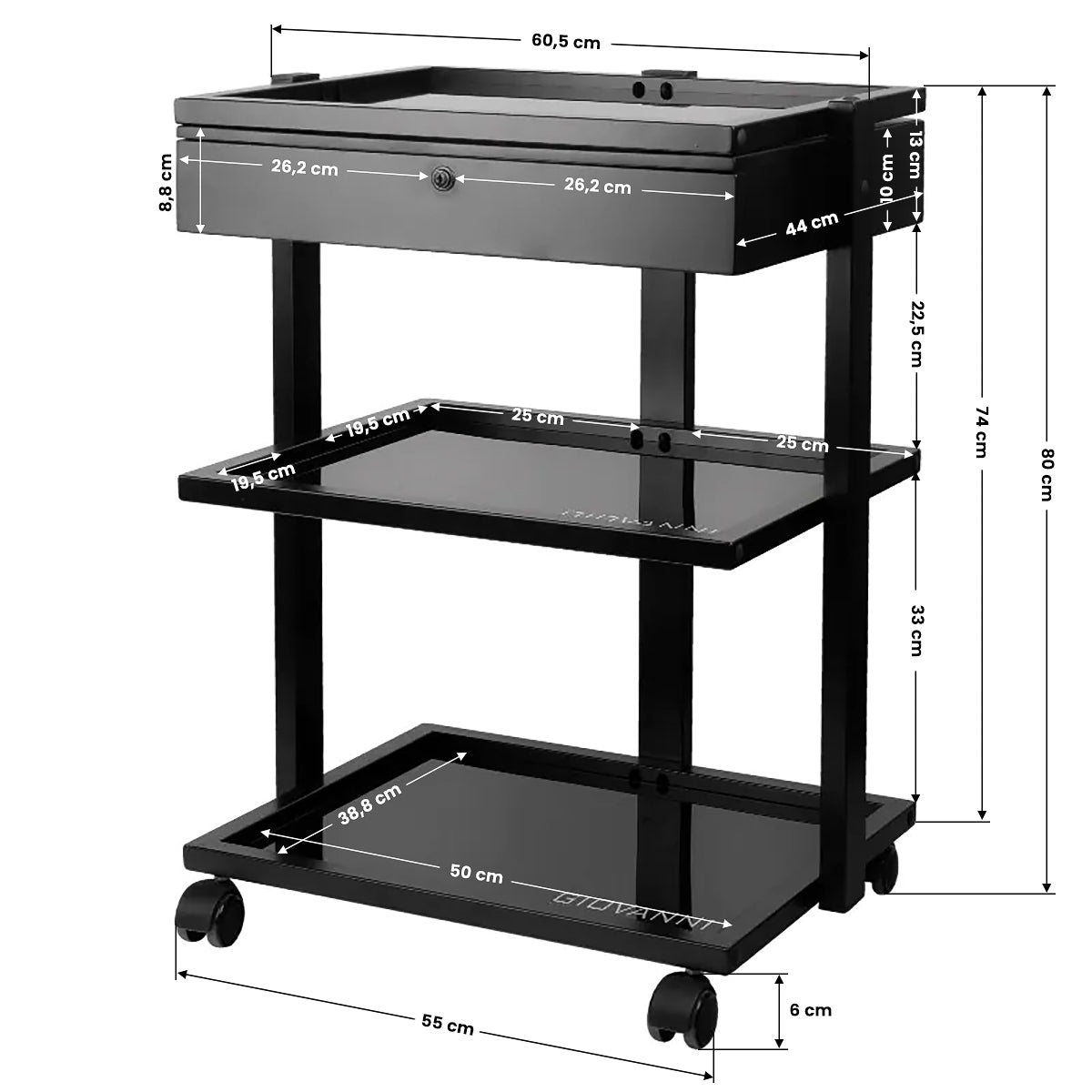 ActiveShop Tattoo-Assistent Pro Ink 1040A schwarz