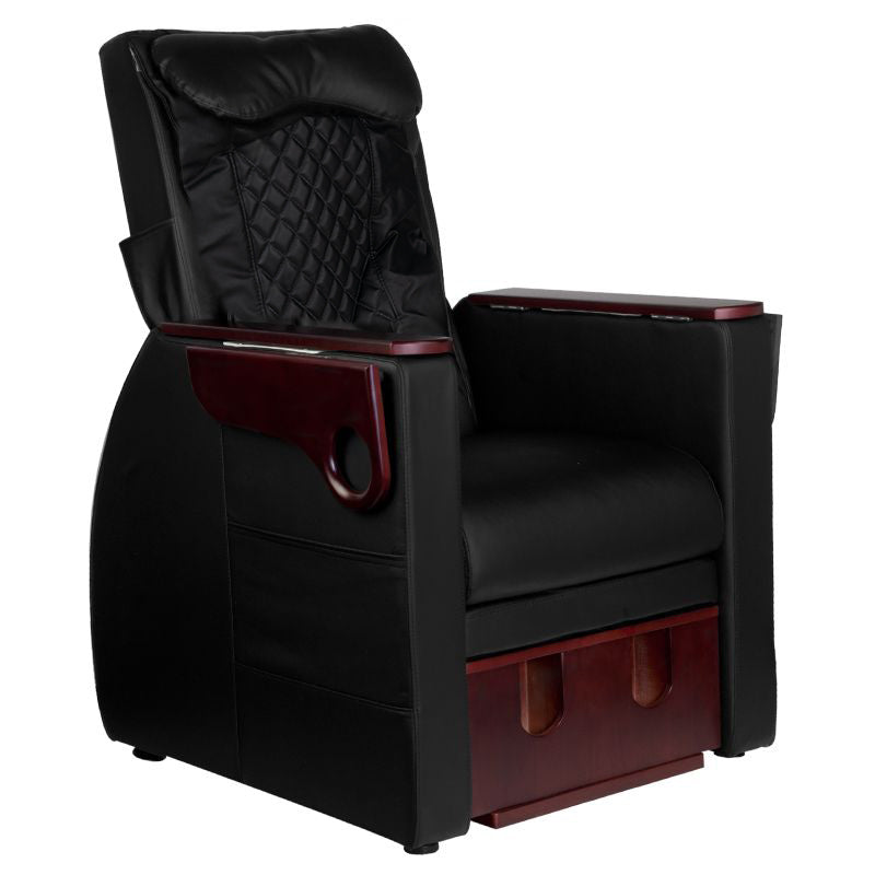 ActiveShop Azzurro 101 Pediküre-Spa-Sessel mit Rückenmassage schwarz