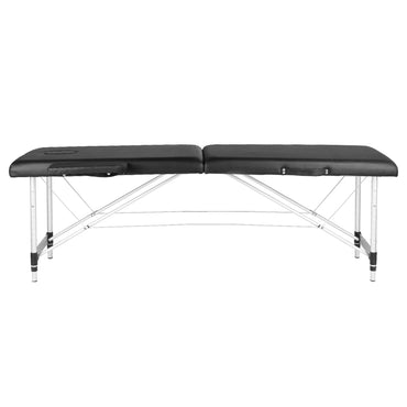 ActiveShop Aluminium-Klappmassagetisch Activ Fizjo Komfort 2 Segmente schwarz