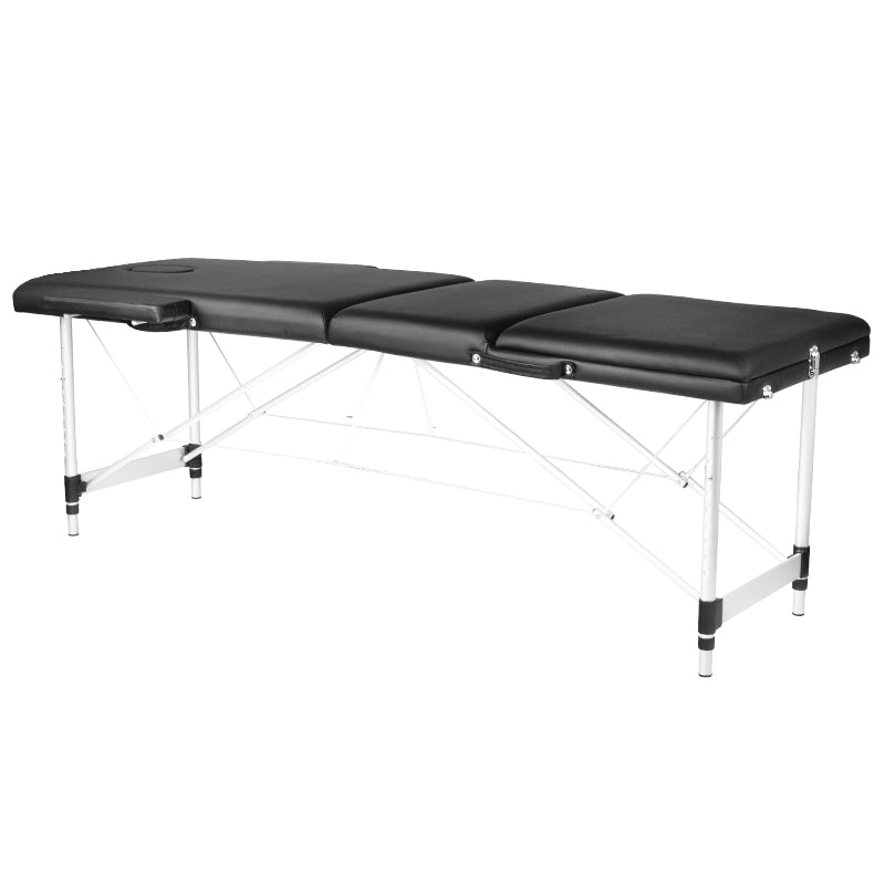 ActiveShop Aluminium-Klappmassagetisch Comfort Activ Fizjo 3-segmentig schwarz