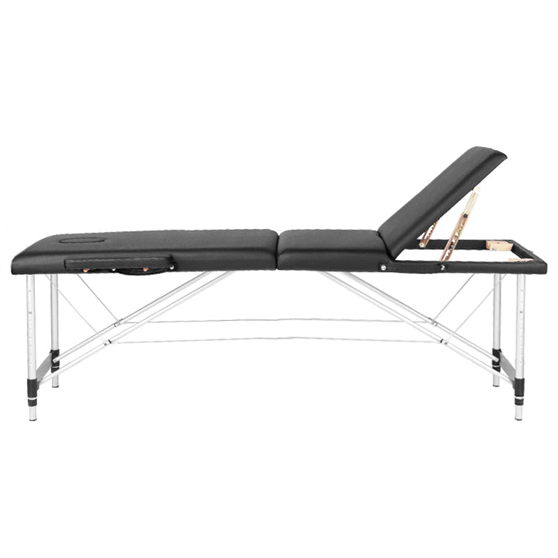 ActiveShop Aluminium-Klappmassagetisch Comfort Activ Fizjo 3-segmentig schwarz