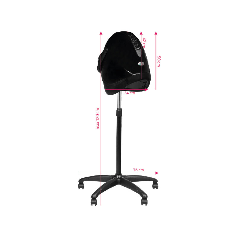 ActiveShop Gabbiano Standtrockner Hood LX-201S eine Geschwindigkeit schwarz