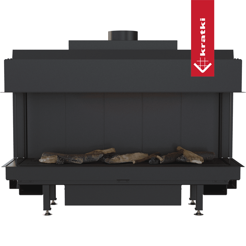 Kratki Gaskamin KRATKI LEO 100 dreiseitig Propan Butan ? 100/150 9,5 kW