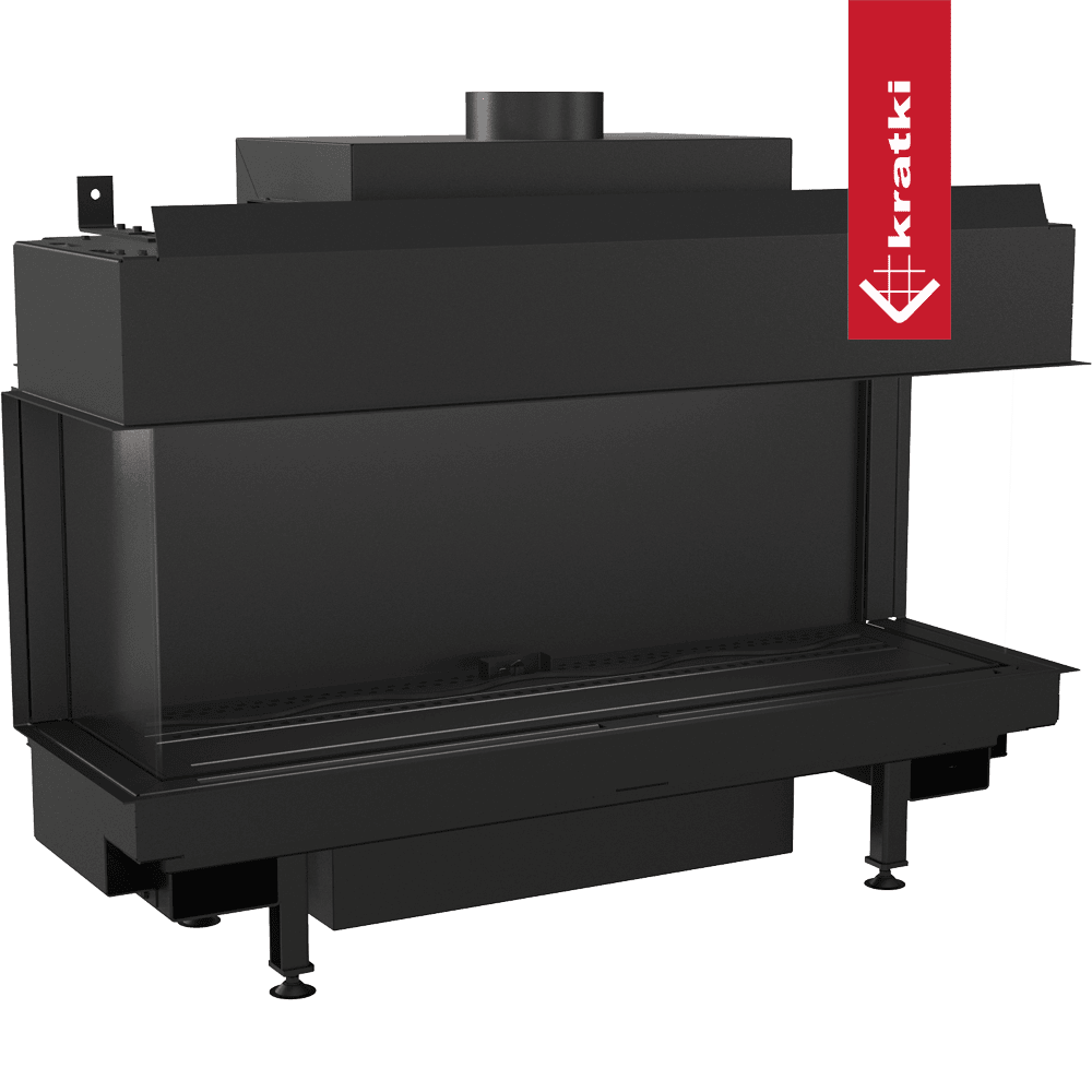 Kratki Gaskamin KRATKI LEO 100 dreiseitig Propan Butan ? 100/150 9,5 kW