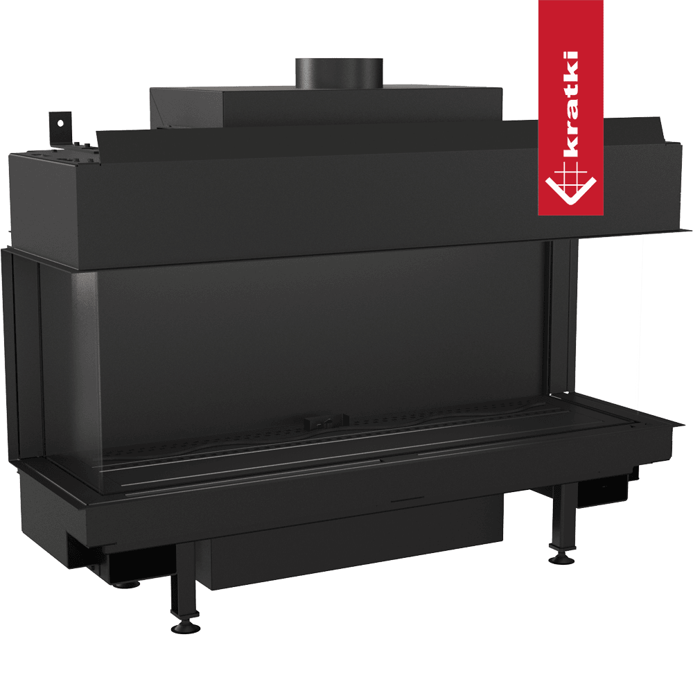 Kratki Gaskamin KRATKI LEO 100 dreiseitig Propan Butan ? 100/150 9,5 kW