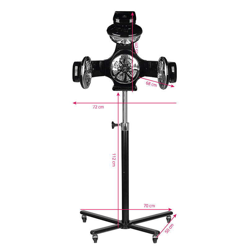 ActiveShop Gabbiano Infrazon Stehlampe 868-1 schwarz