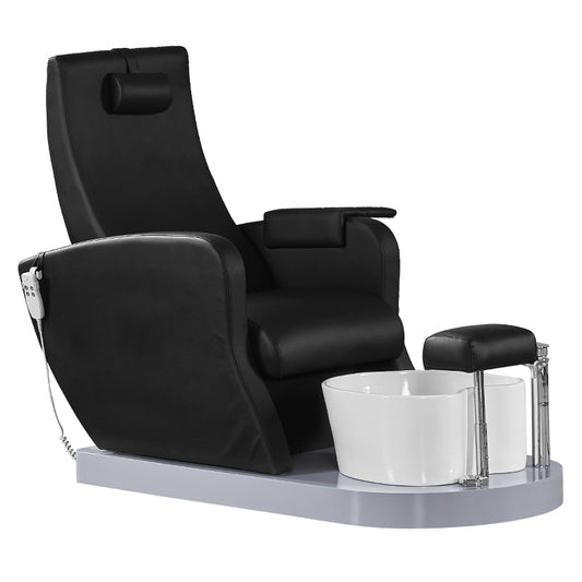 ActiveShop Azzurro Pediküre-Spa-Sessel 016A schwarz mit Hydromassage