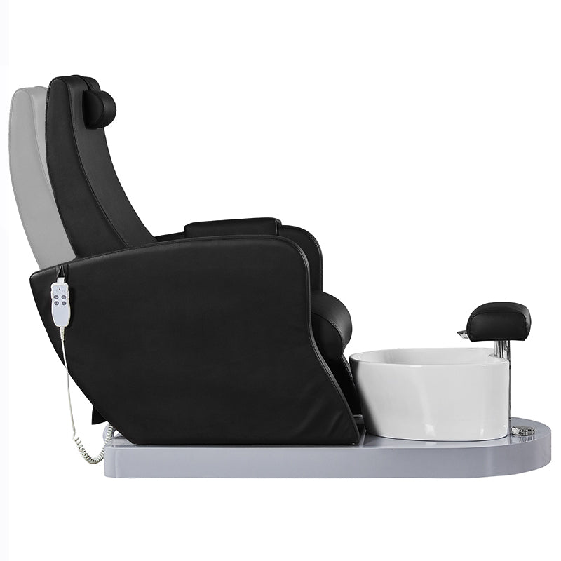 ActiveShop Azzurro Pediküre-Spa-Sessel 016A schwarz mit Hydromassage