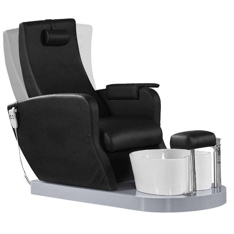 ActiveShop Azzurro Pediküre-Spa-Sessel 016A schwarz mit Hydromassage