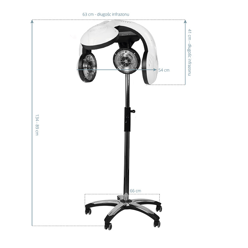 ActiveShop Gabbiano Infrazon Standgerät 938 weiß