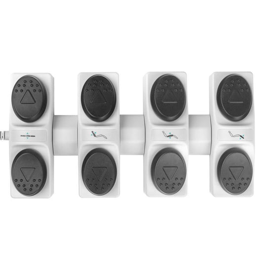 ActiveShop Fußantrieb für den Azzurro 4 Sessel mit 4 Motoren und Heizfunktion