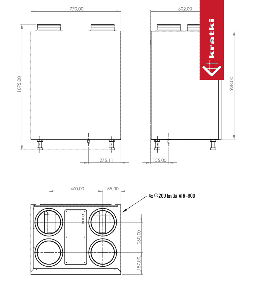 Kratki Rückgewinner Air 400 Vertial