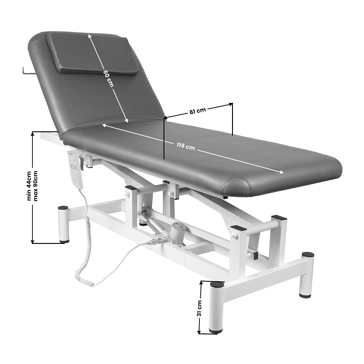 ActiveShop Elektrische Massageliege Sillon 079 1 Motor grau