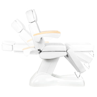 ActiveShop Elektrischer Kosmetikstuhl Lux weiß mit Heizfunktion