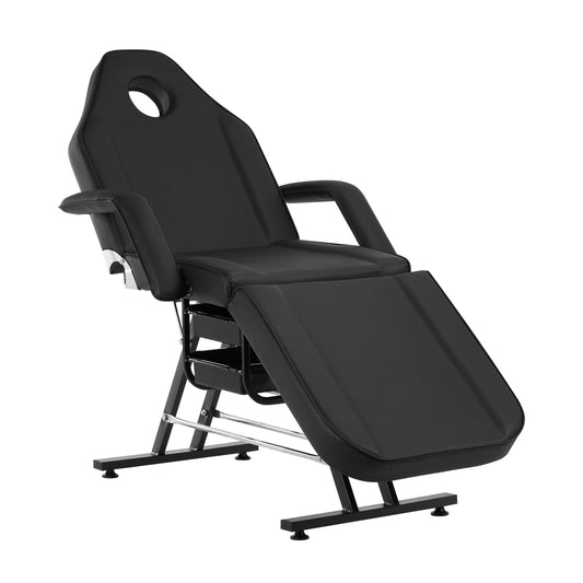 ActiveShop Kosmetikstuhl Sillon mit Auffangschalen schwarz