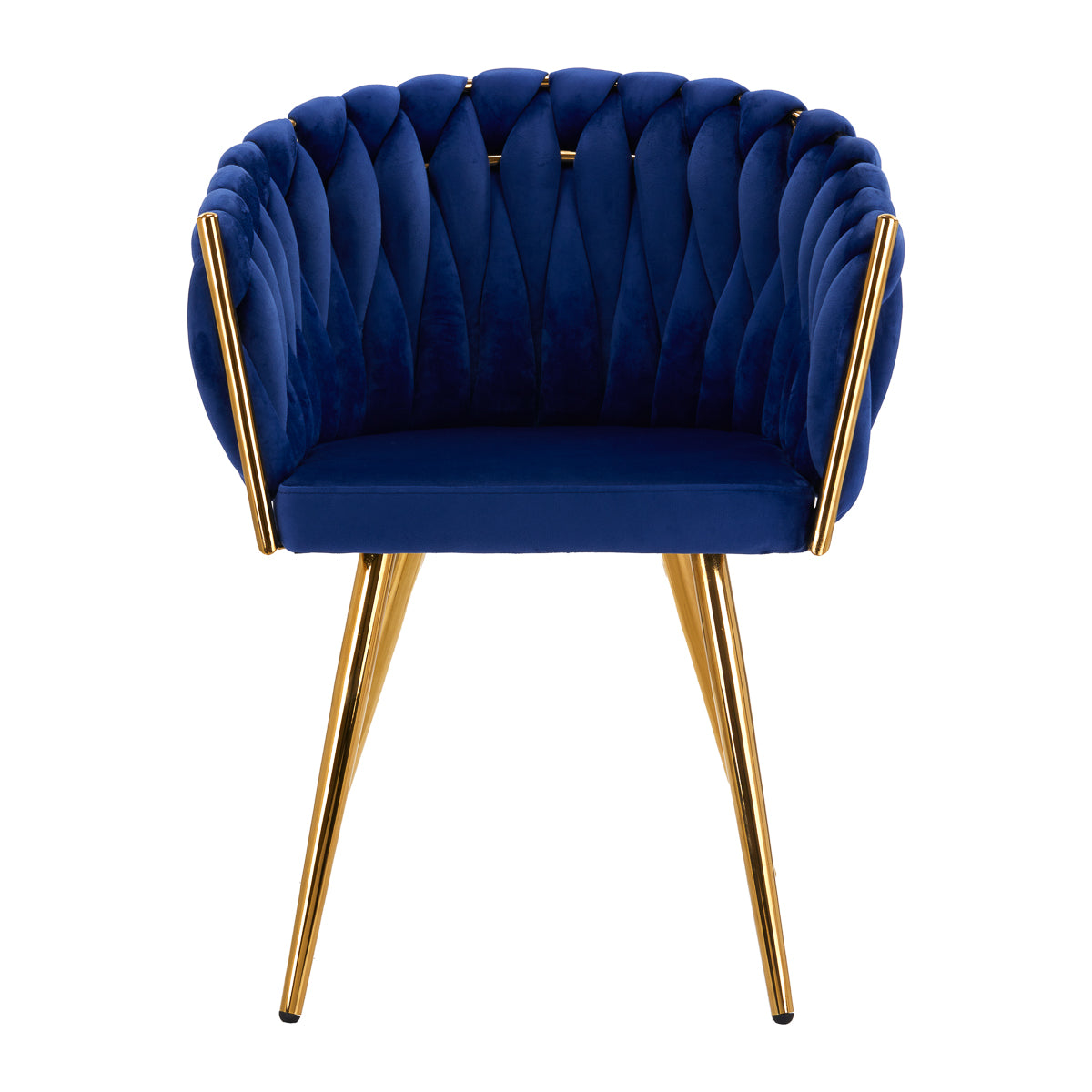 ActiveShop 4Rico Stuhl QS-GW06G Samt navyblau