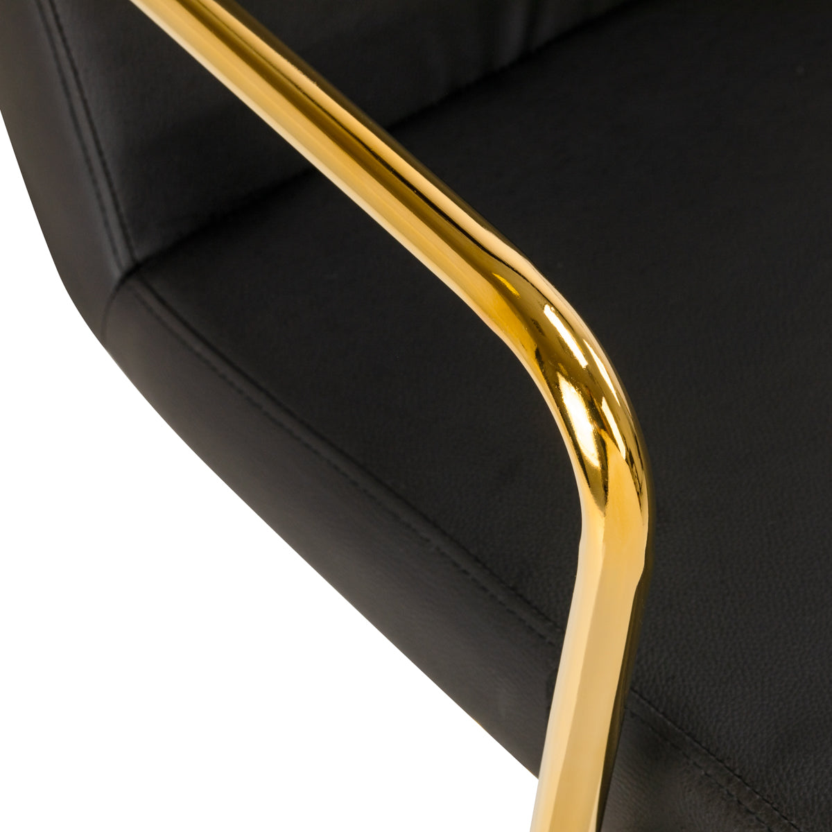 ActiveShop Kosmetikstuhl QS-OF211G gold schwarz