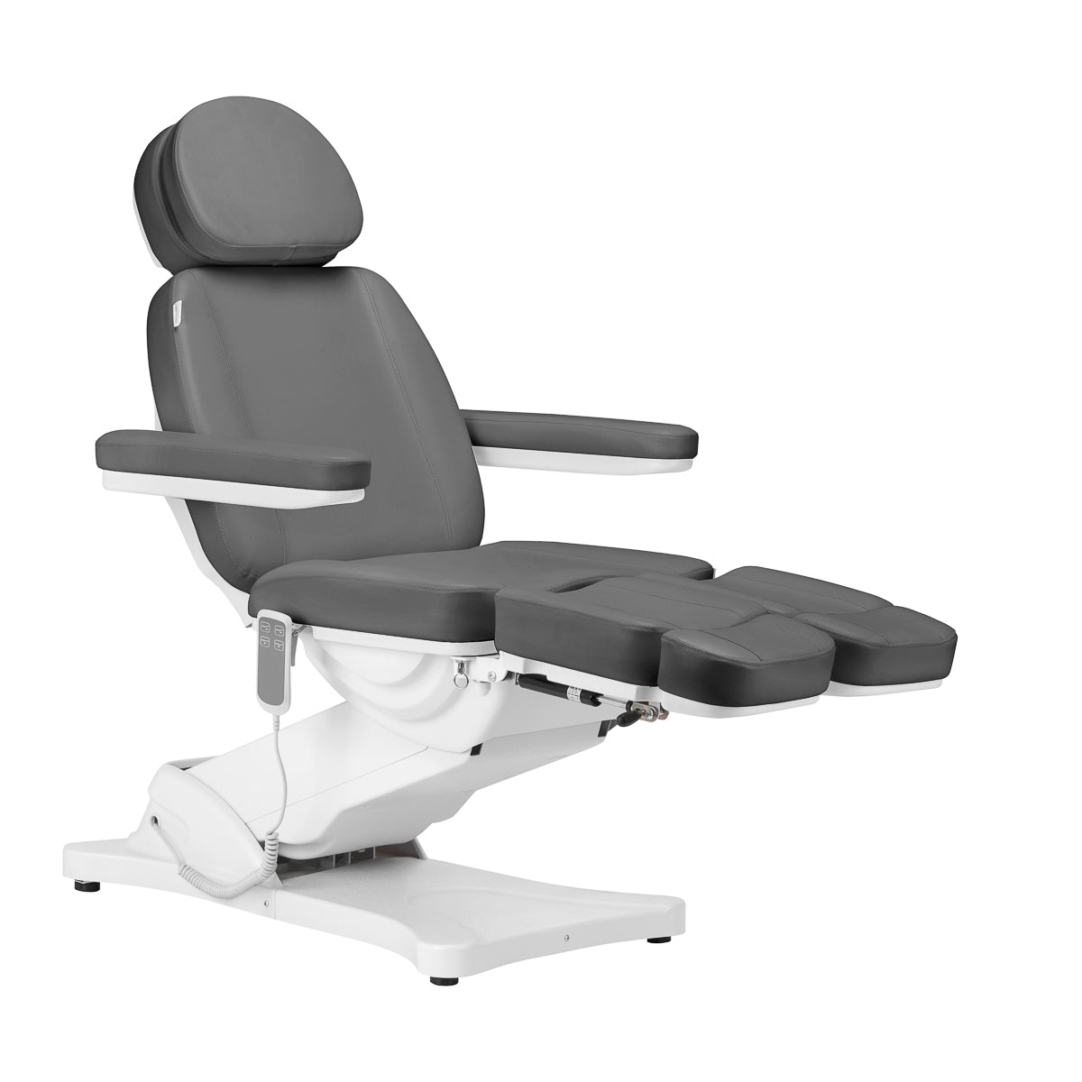 ActiveShop Elektrischer Kosmetikstuhl SILLON CLASSIC 2 Motoren Fuß grau