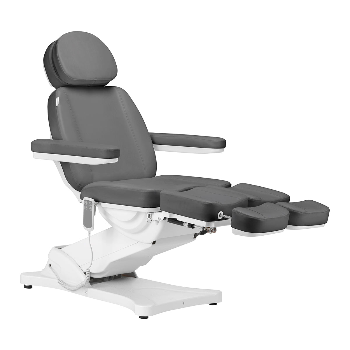 ActiveShop Elektrischer Kosmetikstuhl SILLON CLASSIC 2 Motoren Fuß grau