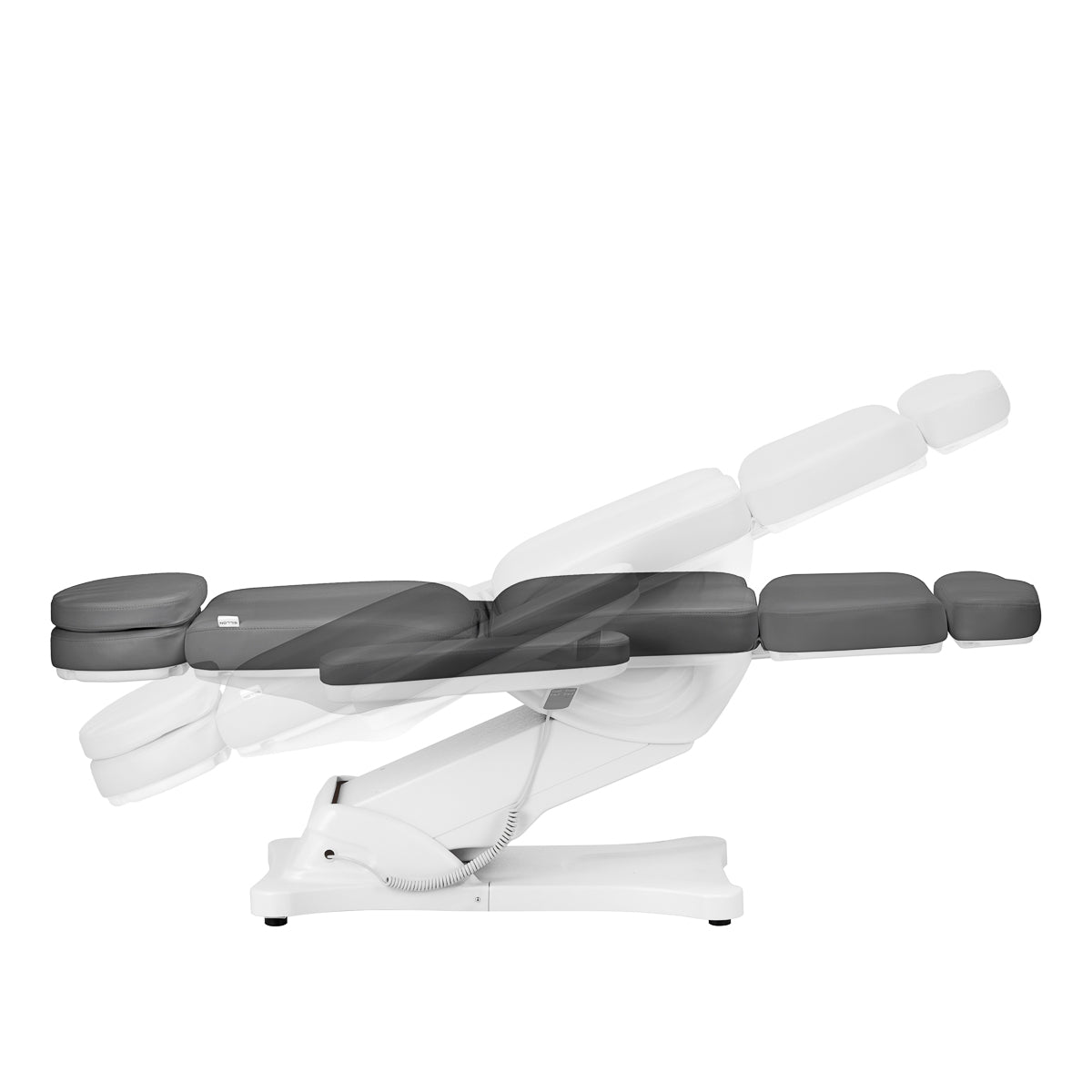ActiveShop Elektrischer Kosmetikstuhl SILLON CLASSIC 4 Motoren mit Wiege grau