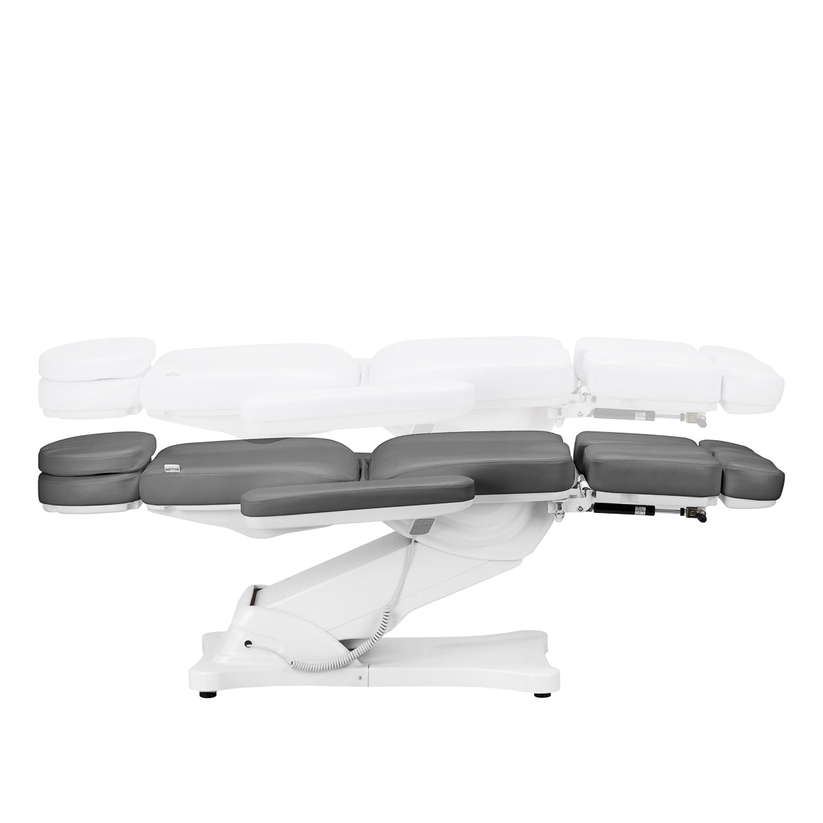 ActiveShop Elektrischer Kosmetikstuhl SILLON CLASSIC 3 Motoren mit Wiege Pedi grau