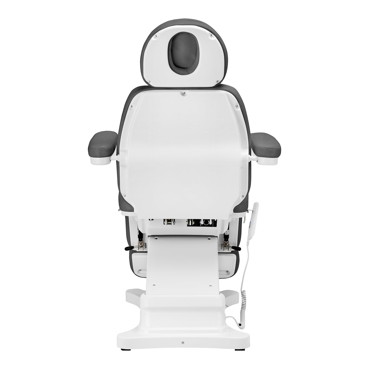 ActiveShop Elektrischer Kosmetikstuhl SILLON CLASSIC 3 Motoren mit Wiege Pedi grau
