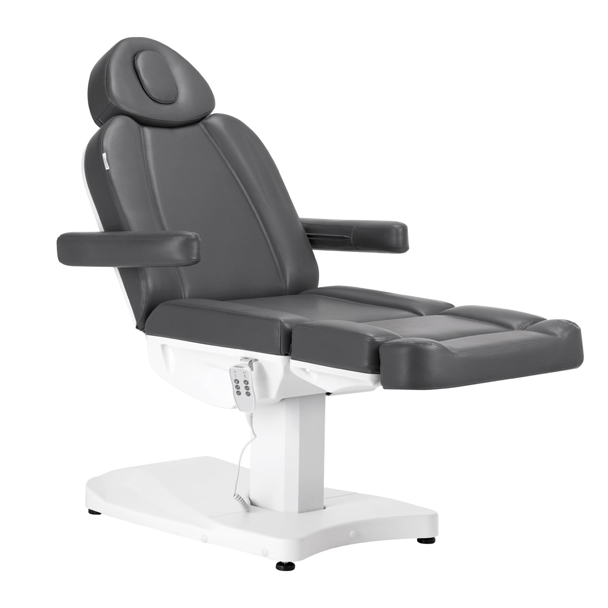 ActiveShop Elektrischer Kosmetikstuhl Azzurro 803D 3 Motoren grau