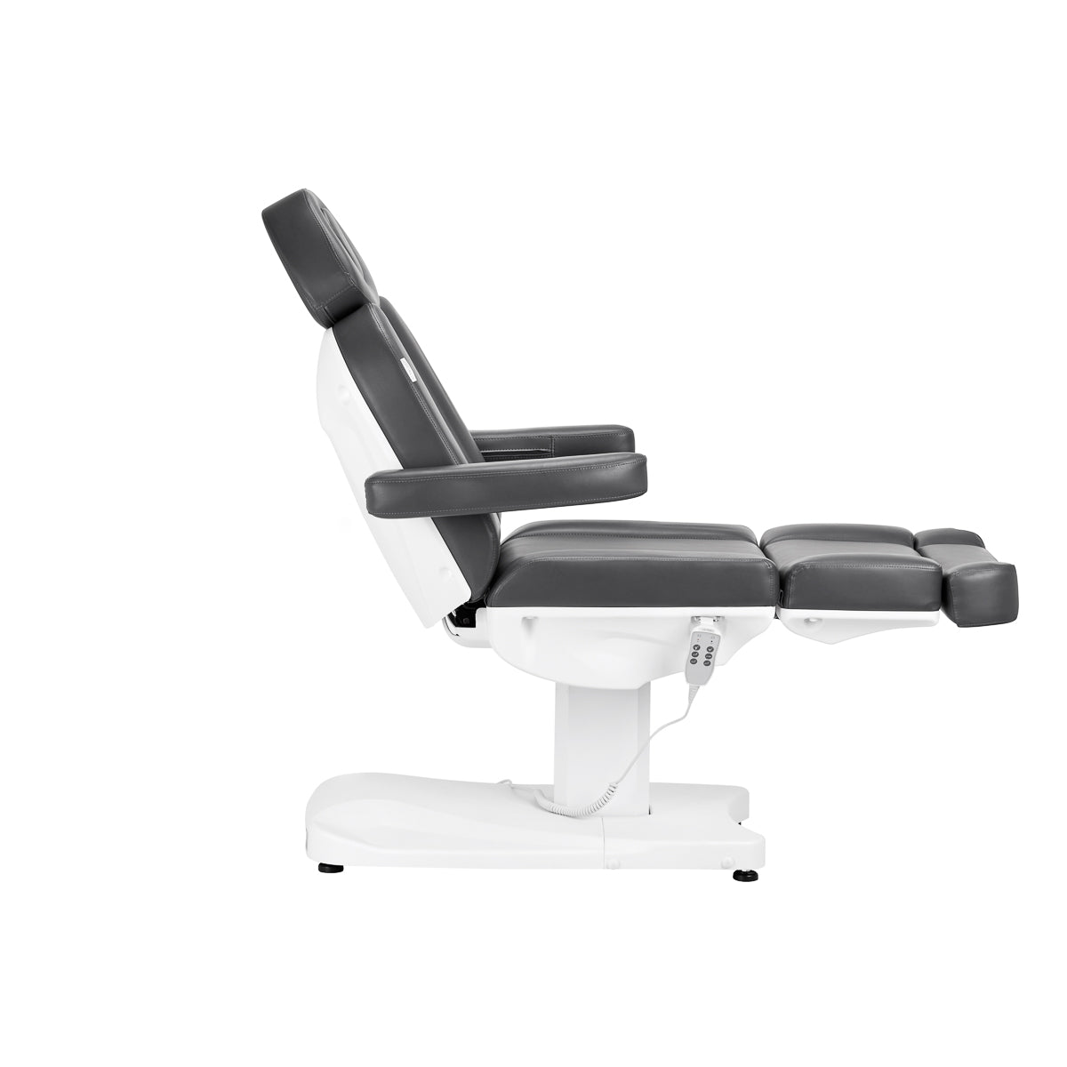 ActiveShop Elektrischer Kosmetikstuhl Azzurro 803D 3 Motoren grau