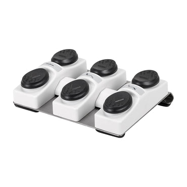 ActiveShop Elektrischer Kosmetikstuhl Azzurro 803D 3 Motoren grau