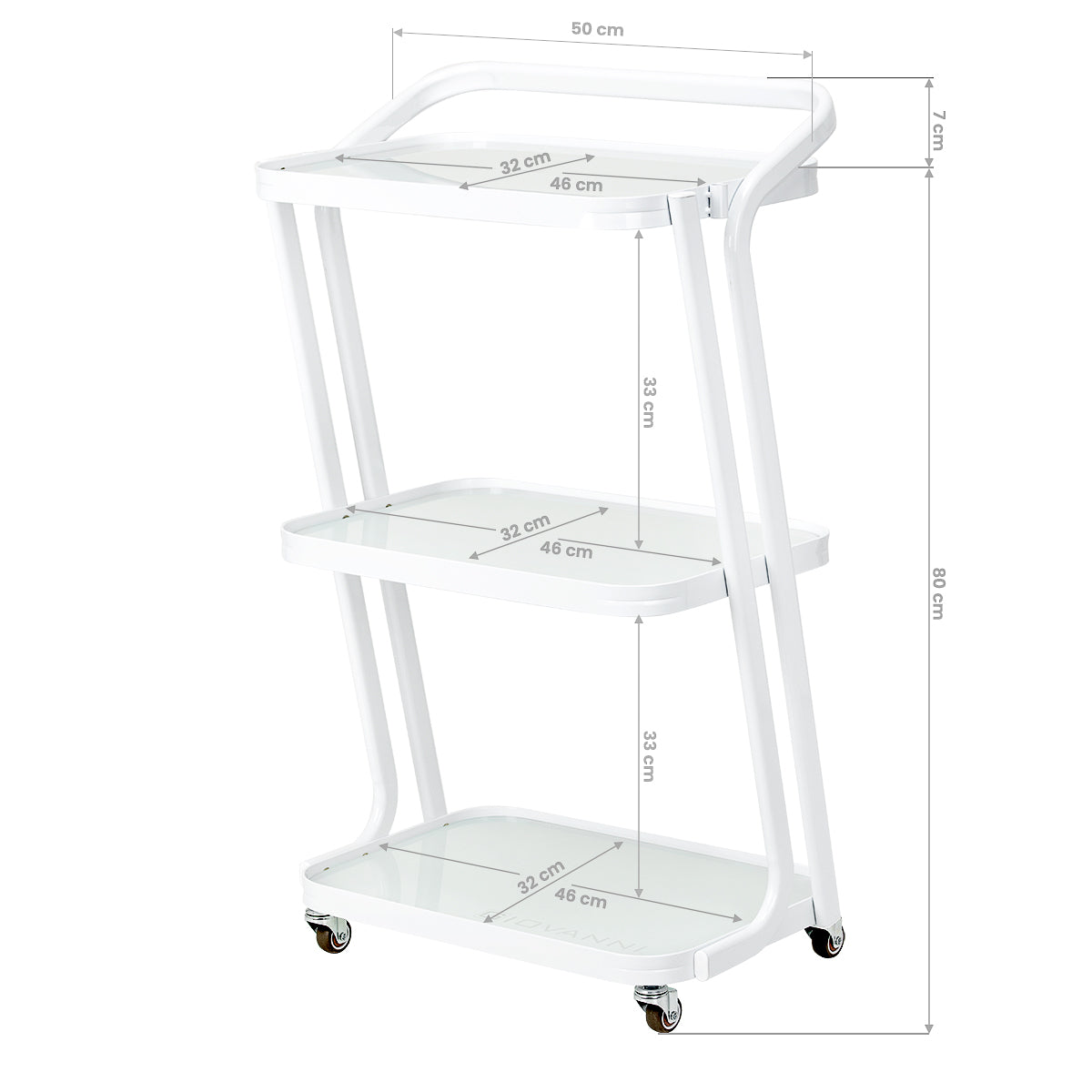 ActiveShop Tisch Giovanni H6701 Weiß
