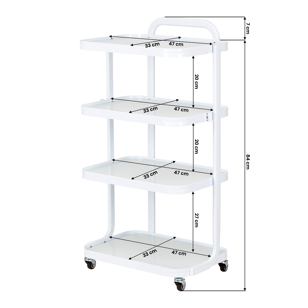 ActiveShop Tisch Giovanni H6702 Weiß