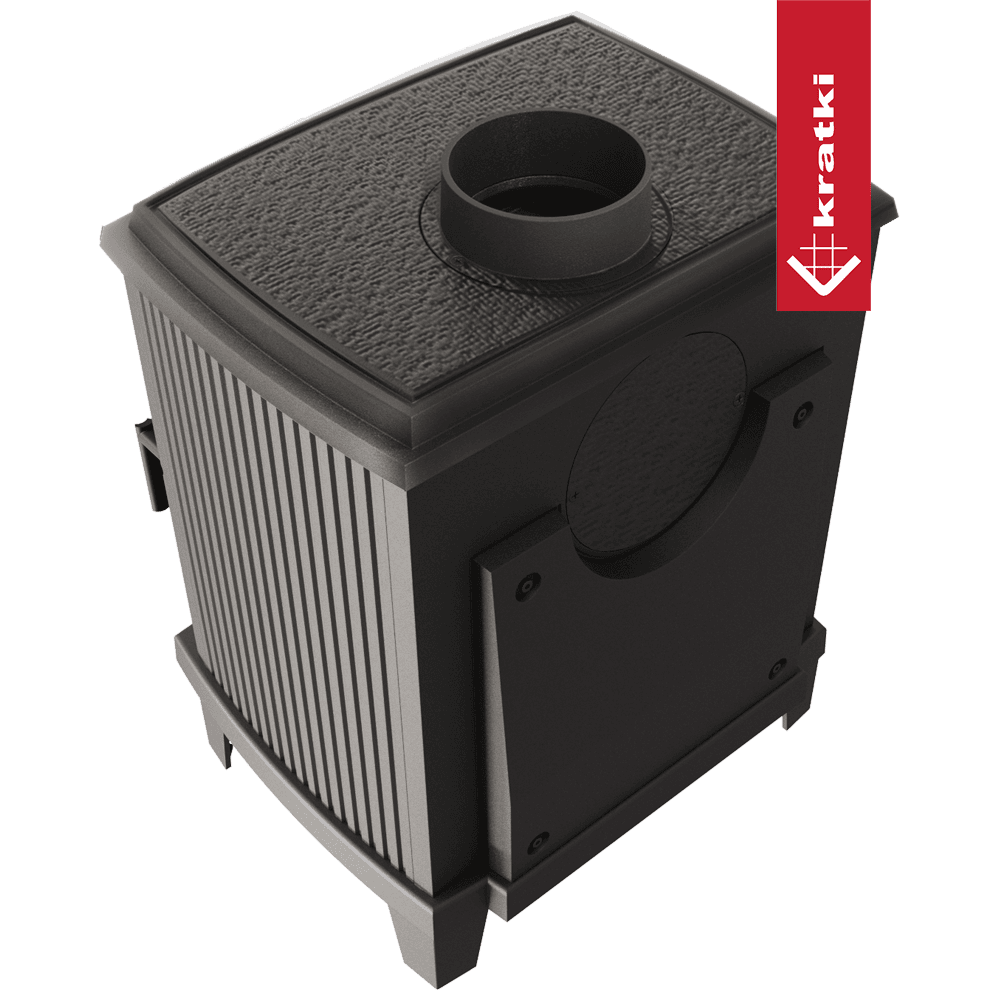 Kratki Gußeisen Kaminofen KRATKI K11 Ø 150 6 kW