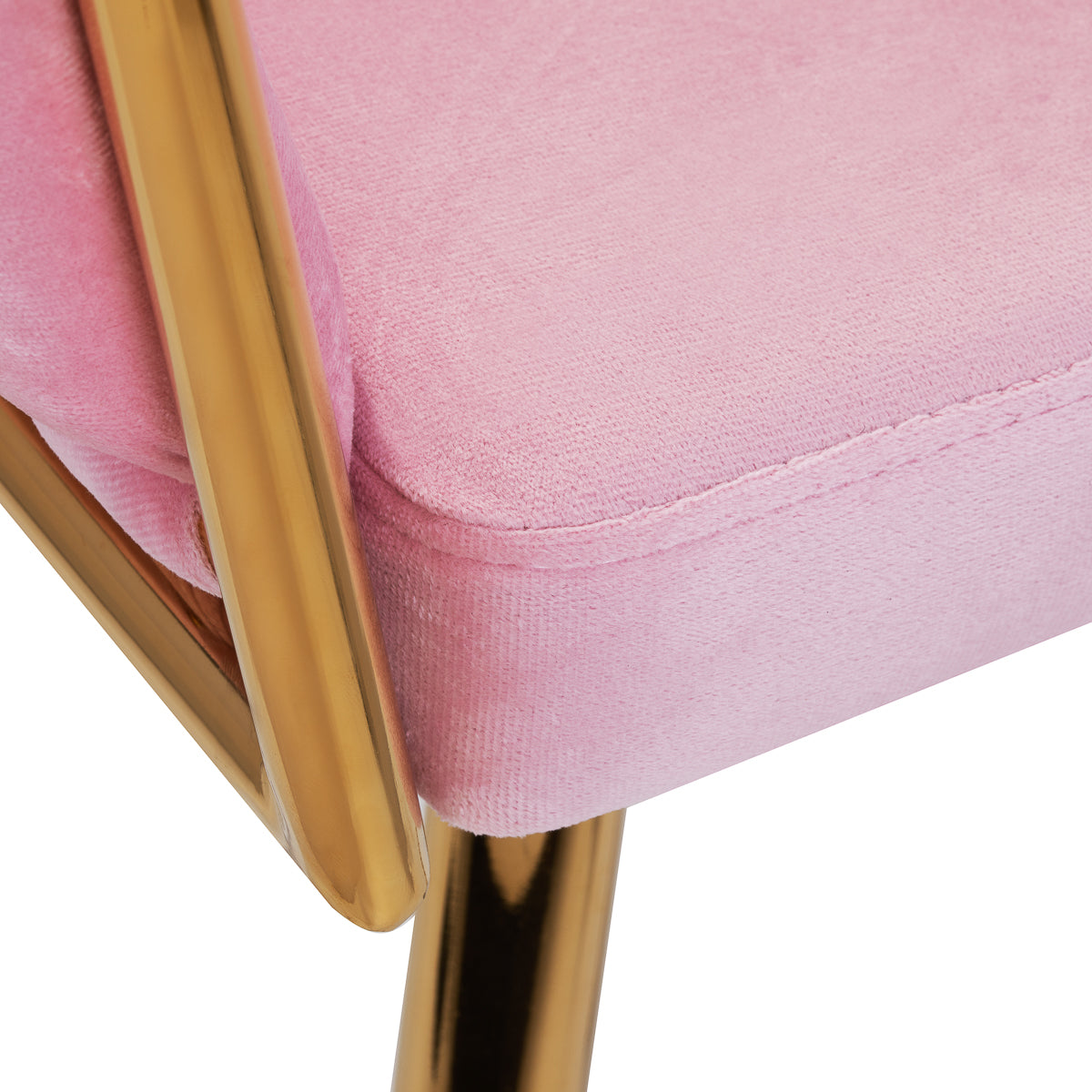 ActiveShop 4Rico Stuhl QS-GW06G samtig rosa
