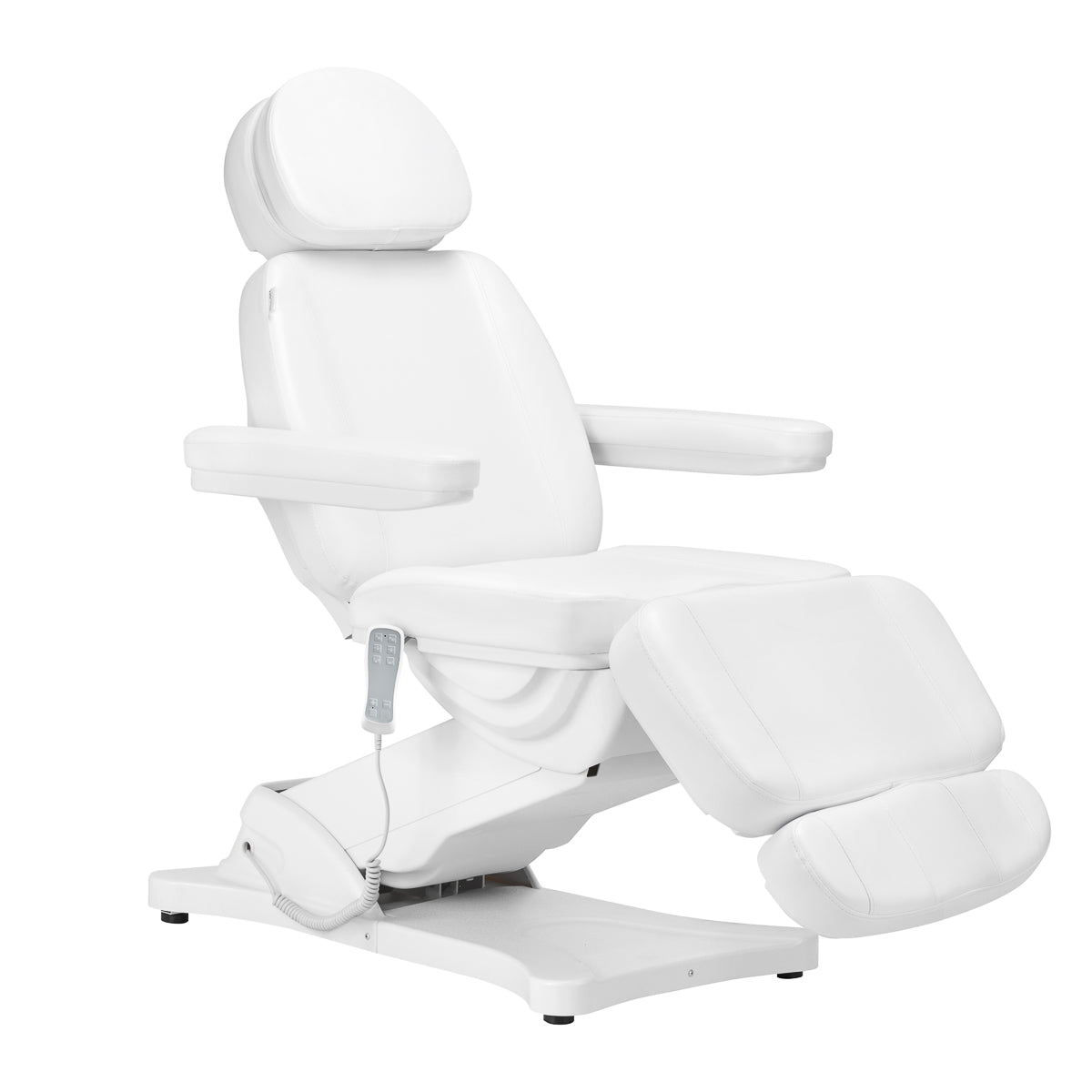 ActiveShop Elektrischer Kosmetikstuhl SILLON CLASSIC 3 Motoren mit Heizfunktion Second Edition weiß