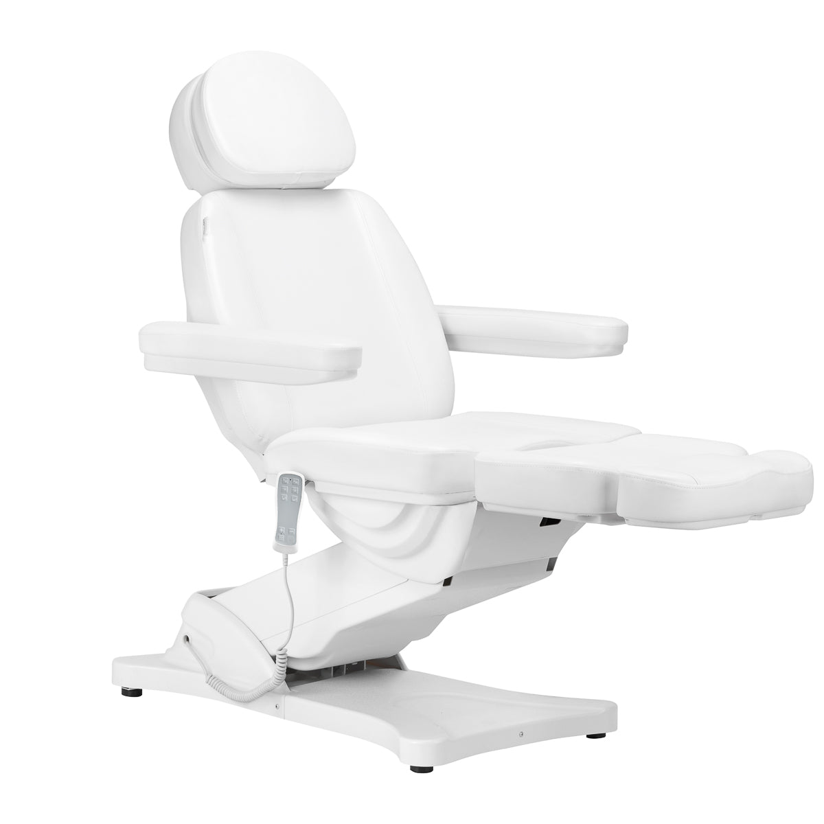 ActiveShop Elektrischer Kosmetikstuhl SILLON CLASSIC 3 Motoren mit Heizfunktion Second Edition weiß
