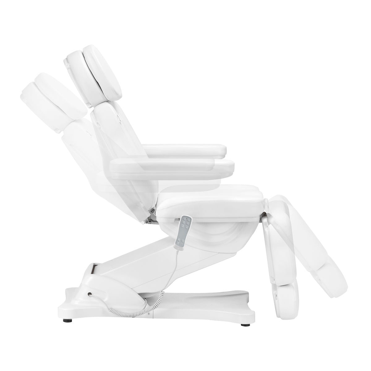 ActiveShop Elektrischer Kosmetikstuhl SILLON CLASSIC 3 Motoren mit Heizfunktion Second Edition weiß
