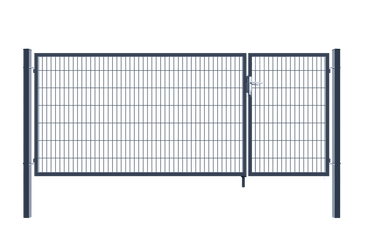 Home Deluxe Doppelflügel Gartentor ADITUS - 140 x 350 cm Anthrazit