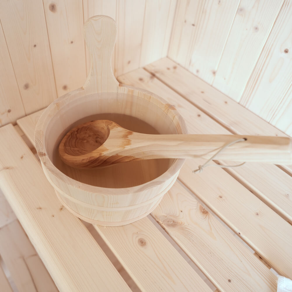 Home Deluxe Traditionelle Sauna SHADOW XL - 200 x 150 cm für 5 Personen