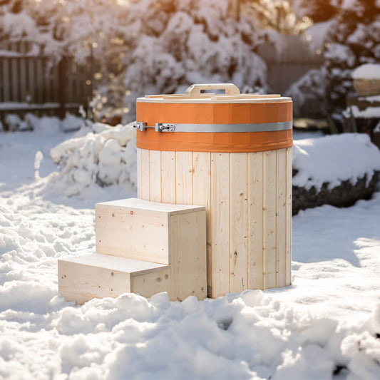 Home Deluxe Cold Tub / Badefass aus Holz ARUM