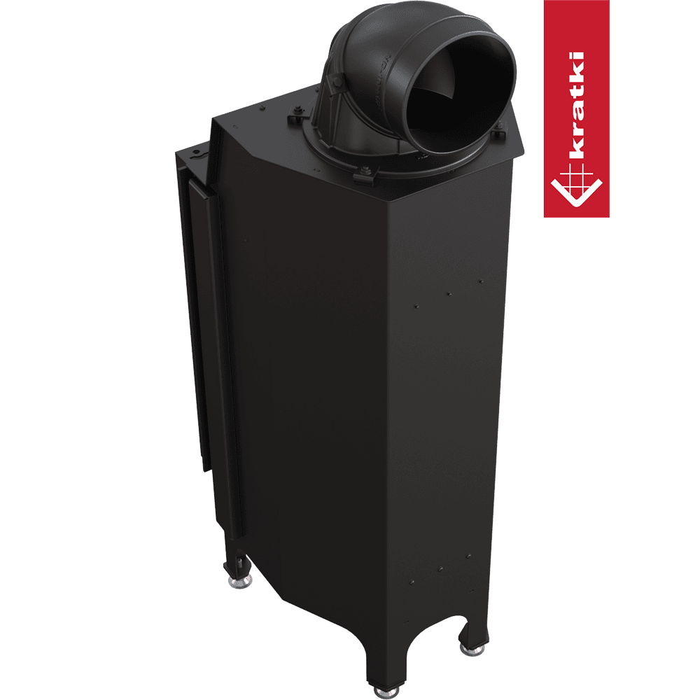 Kratki Kamineinsatz aus Stahl KRATKI NADIA 9 kW Ø 200